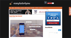 Desktop Screenshot of easytuts4you.com